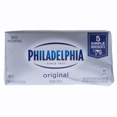 Queso Crema Philadelphia En Barra 8 Onz