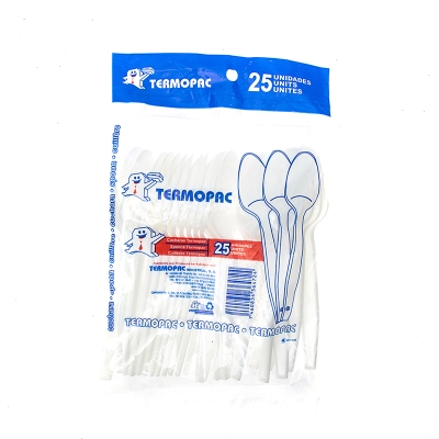 Cucharas Plasticas Termopac 25 Und/Paq