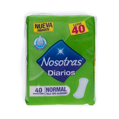 Protectores Diarios Nosotras 40 Und/Paq