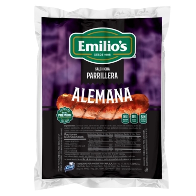 Salchicha Alemana Emilio'S 4 Und/Paq