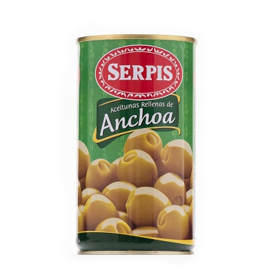 Aceitunas Con Anchoas Serpis 350 Gr