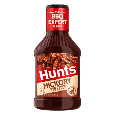 Salsa Bbq Hickory Azúcar Morena Hunts 18 Onz
