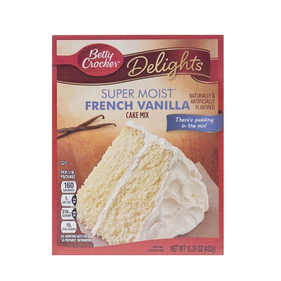 Mezcla Para Pastel Sabor A Vainilla Betty Crocker 15.25 Onz