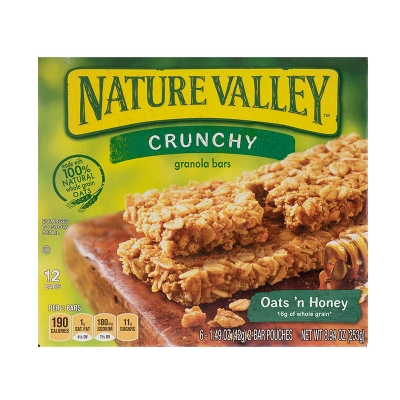 Granola En Barra Avena Y Miel Nature Valley 8.9 Onz