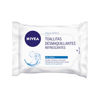 Toallitas Faciales Desmaquillantes Refrescantes Nivea Visage 25 Und/Paq