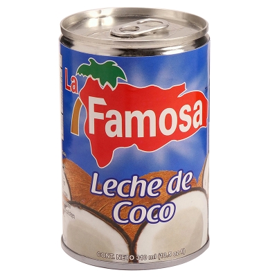Leche De Coco La Famosa 10.5 Onz