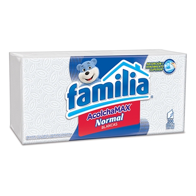 Servilletas Tamaño Normal Familia 200 Und/Paq