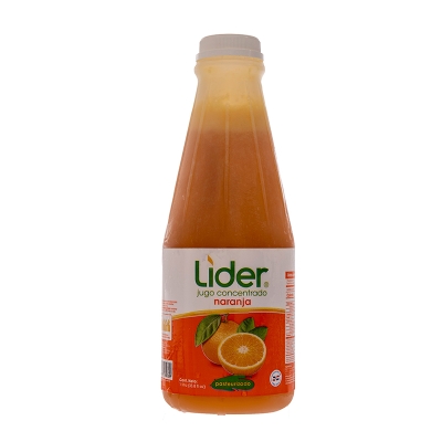 Jugo Concentrado Sabor Naranja Lider 32 Onz