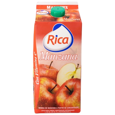 Jugo De Manzana Rica 59 Onz