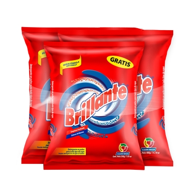 Detergente En Polvo Brillante 2 und 400 gr + 200 gr