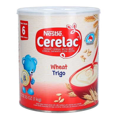 Cereal Infantil Trigo 6 Meses Cerelac 1000 Gr.