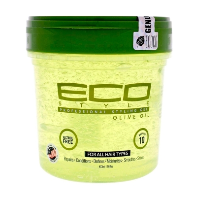 Gelatina Para Cabello Con Aceite De Oliva Eco Style 16 Oz