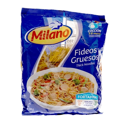 Pasta Fideos Grueso Milano 400 Gr