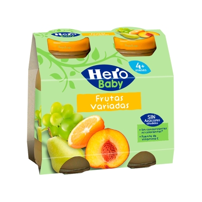 Zumo De Frutas Variadas Hero Baby 130 Ml 2 Und/Paq