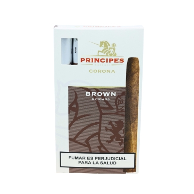 Cigarros Corona Chocolate Brown Principe 5 Und/paq