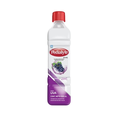 Electrolitos Sabor Uva  Pedialyte  60 mEq 500 mL