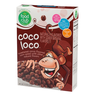 Cereal Sabor A Chocolate Coco Loco Food Club 11.8 Onz