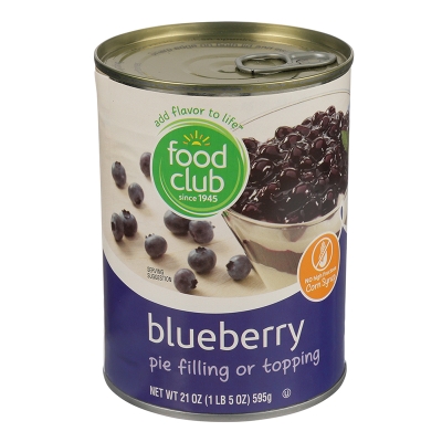 Relleno Para Pie De Blueberry Food Club 21 Onz