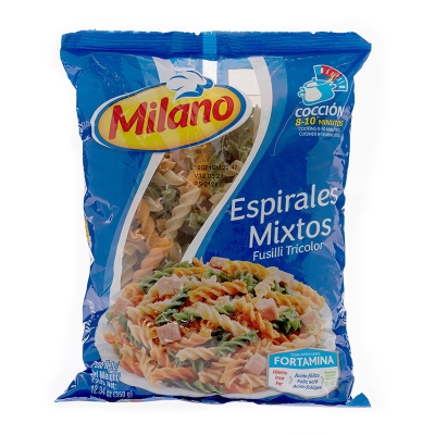 Pasta Mixta Espiral Milano 350 Gr