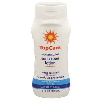 Protector Solar Humectante Spf-50 Top Care 8 Onz