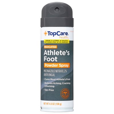 Spray Medicado En Polvo Para Pie De Atleta Top Care 4.6 Onz