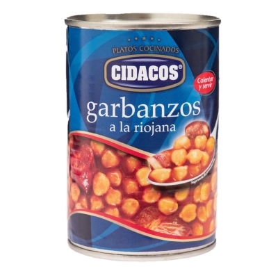 Garbanzos Con Chorizo A La Riojana Cidacos 420 Gr