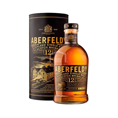 Whisky Escocés Aberfeldy 12 Años Dewars 75 Cl