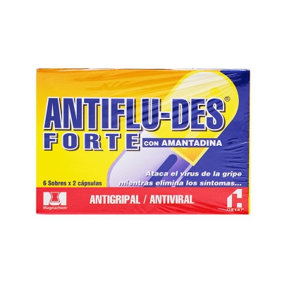 Capsulas Antigripales Antifludes Forte 6 Sobres Con 2 Und