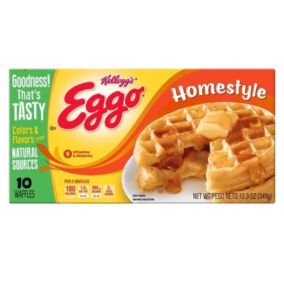 Waffles Congelados Homestyle Eggo 12.3 Onz