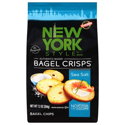 Bagel Crisps Plain New York Style 7.2 Onz