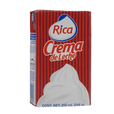 Crema De Leche Rica 250 Ml