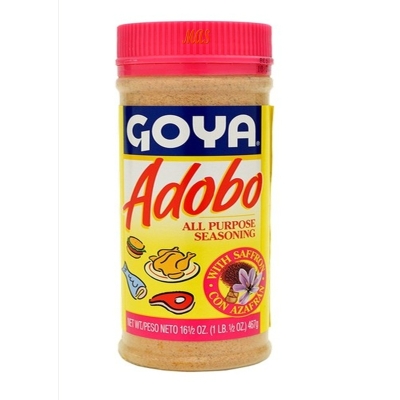 Adobo con Azafran en Polvo Goya 16.5 Onz