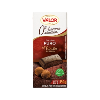 Chocolate Puro Con Mousse De Trufa Sin Azucar Valor 100 Gr