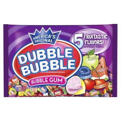 Dulces Surtidos 5 Sabores Dubble Bubble 16 Onz
