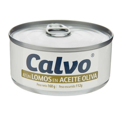 Lomo De Atun En Aceite De Oliva Calvo 160 Gr