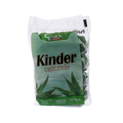 Jabón de Sábila Kinder 4 Und/Paq