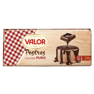 Chocolate Postre Puro Valor 200 Gr