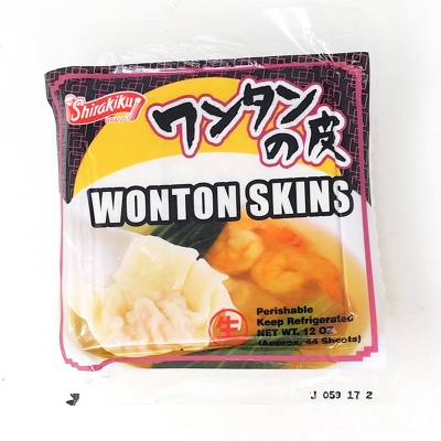 Masa De Wonton Shirakiku 12 Onz