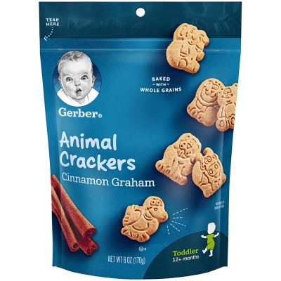 Galletas Para Bebé Animal Crackers Gerber 6 Onz