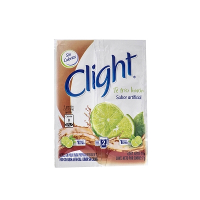 Té Frio Sabor Limón Clight Sobre 14 Gr.