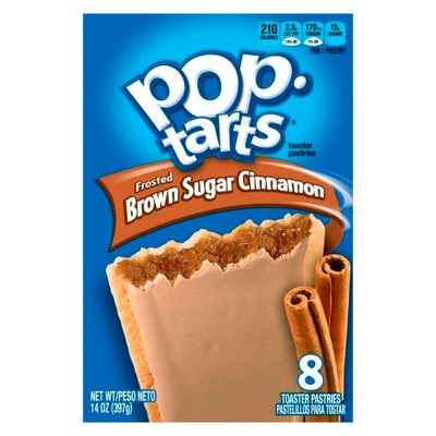 Barra Sugar Cinnamon Pop Tarts Kelloggs 15.2 Onz