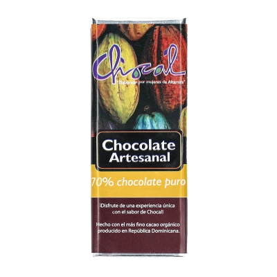 Chocolate 70% Puro Chocal 28 Gr