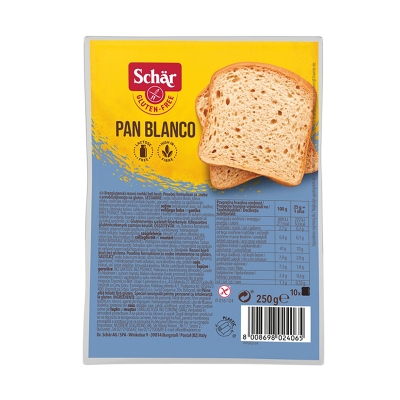 Pan De Viga Blanco Sin Gluten Schar 14.1 Onz