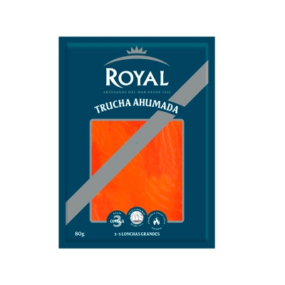 Trucha Ahumada Congelada Royal 80 Grs