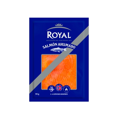 Salmon Ahumado Congelado Royal 100 Gr