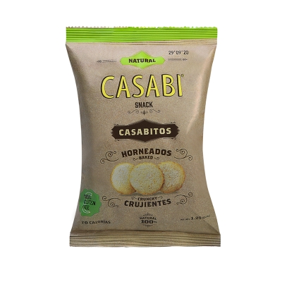 Casabe Natural Casabi Snack 35 Gr