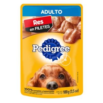 Comida Humeda Para Perros Carne Pedigree 100 Gr