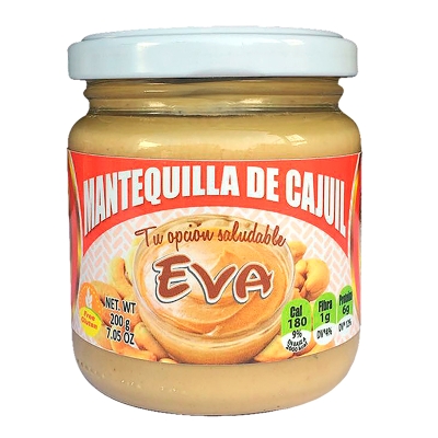 Mantequilla De Cajuil Sin Gluten Eva 200 Gr
