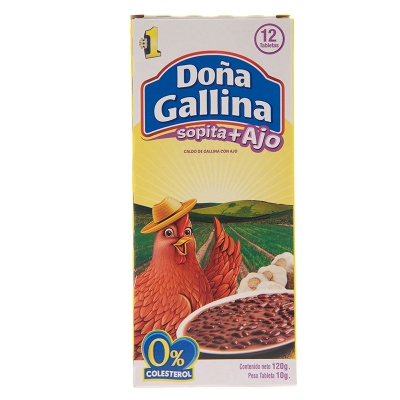 Caldo De Gallina Con Ajo Doña Gallina 12 Ud