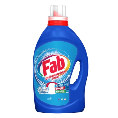 Detergente Liquido Con Suavizante Fab 1 Lt